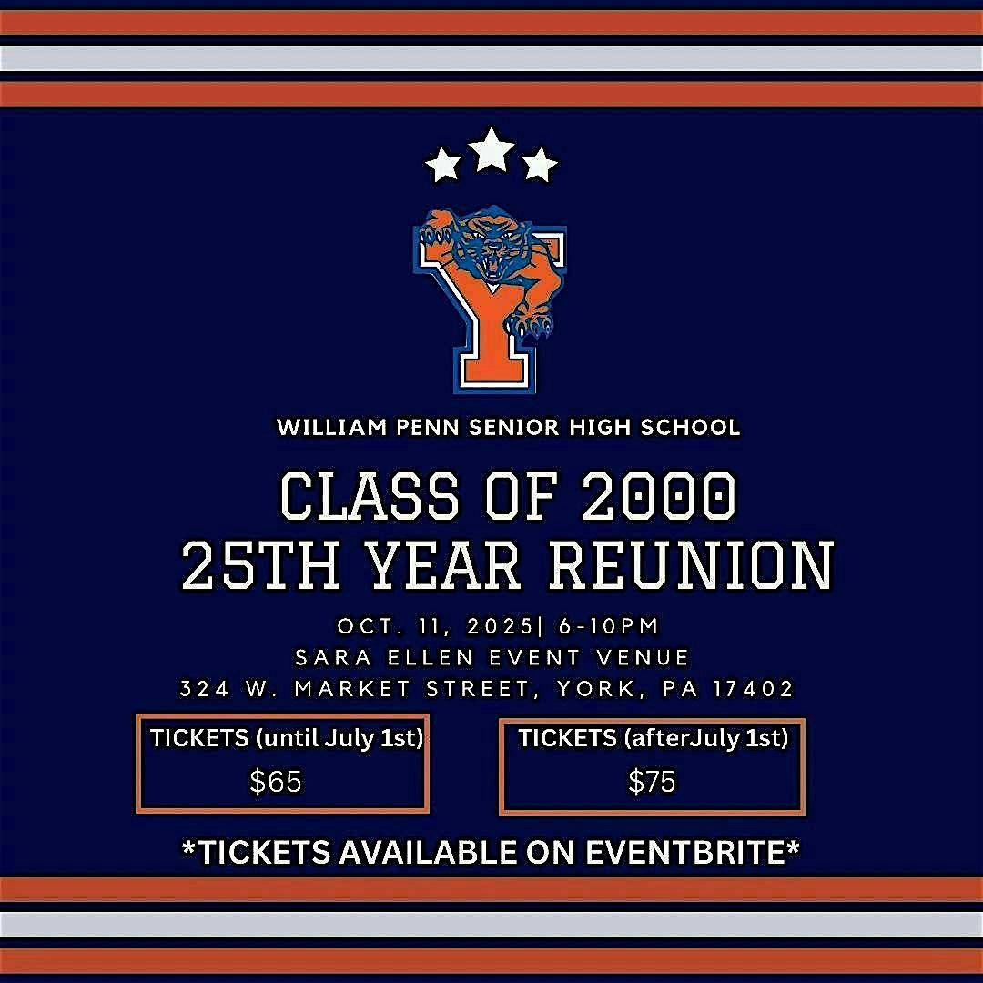 William Penn Class of 2000 25th Reunion