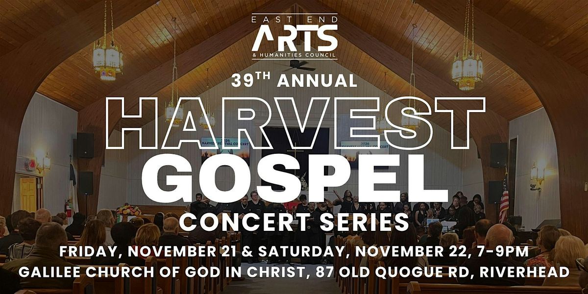Harvest Gospel Concert Series [Night 1]