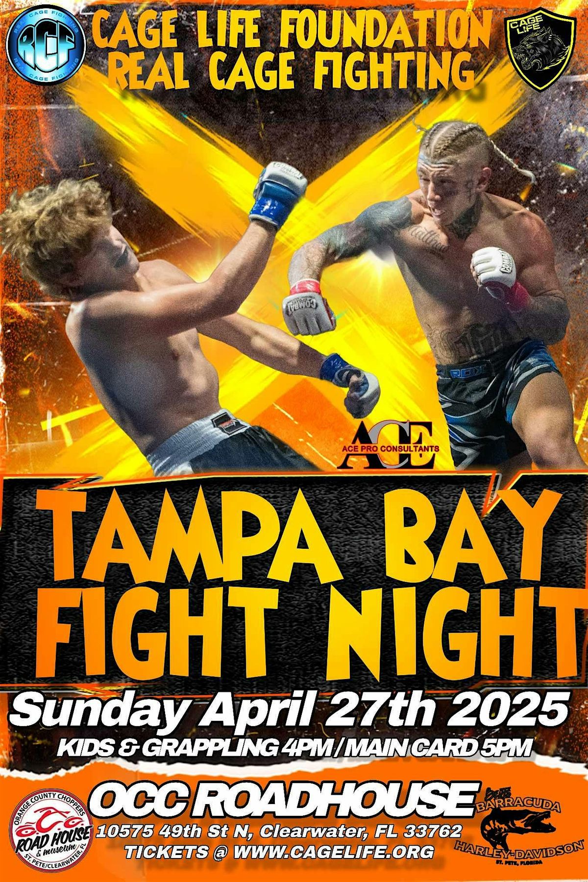 TAMPA BAY FIGHT NIGHT - OCC - APRIL 27th 2025