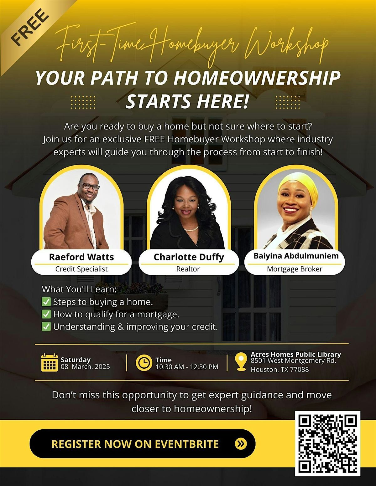 First Time Home Buyer Seminar