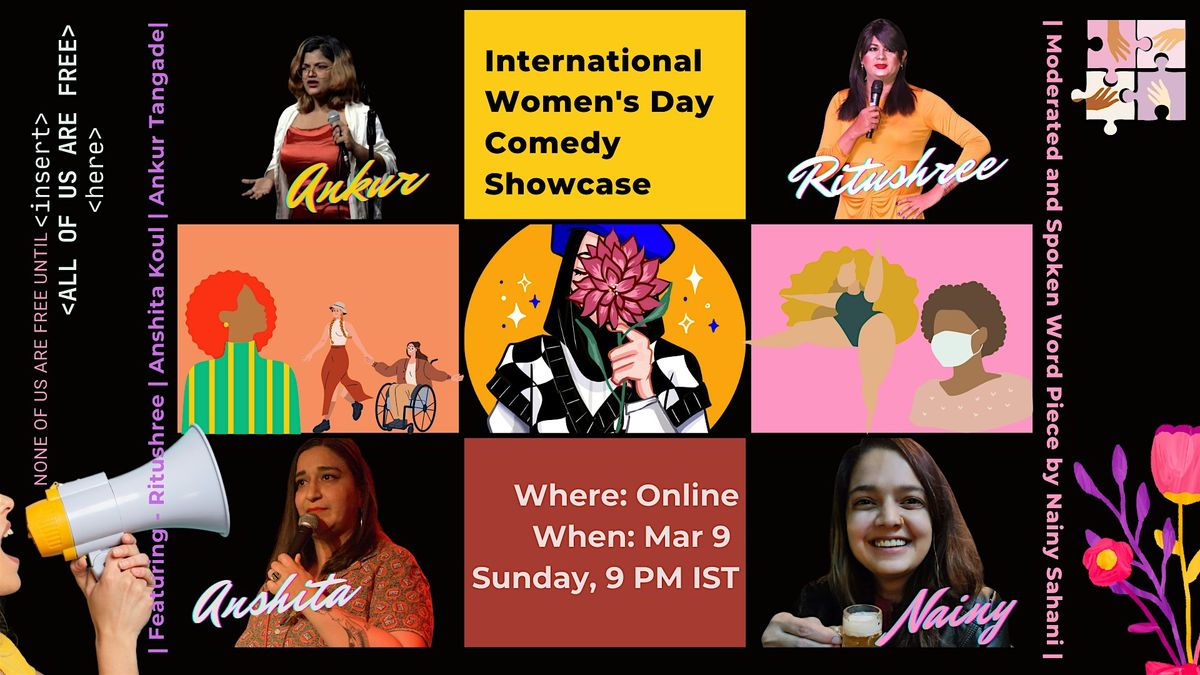 Women's Day Comedy  Showcase (On Zoom)