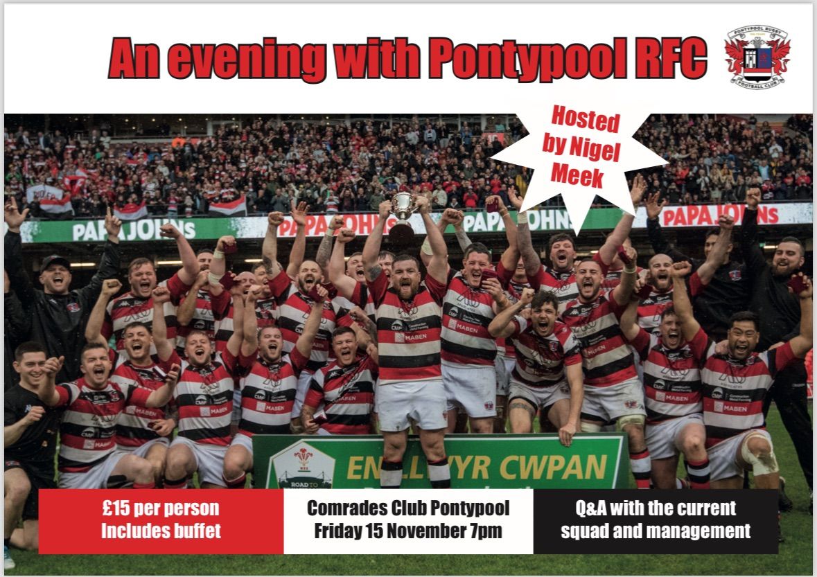 An Evening with Pontypool RFC