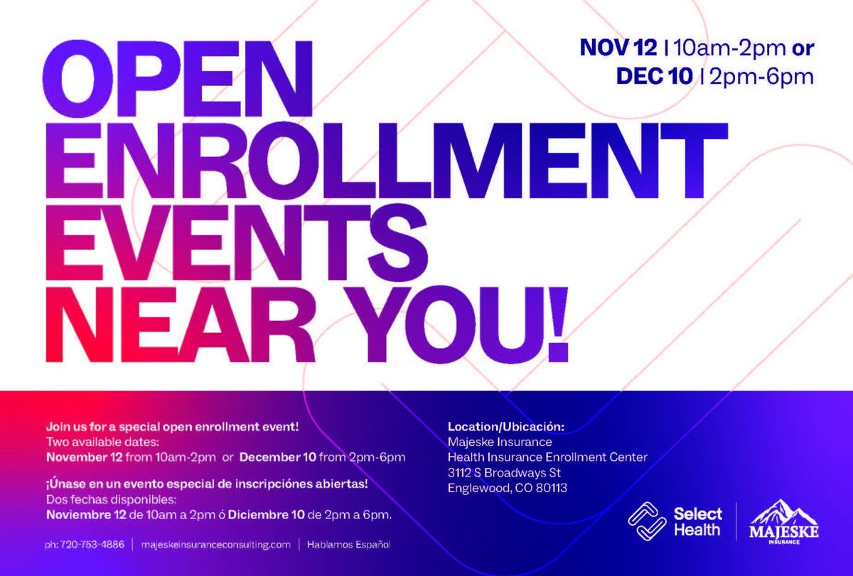 2025 Health Plan Open Enrollment Event Today