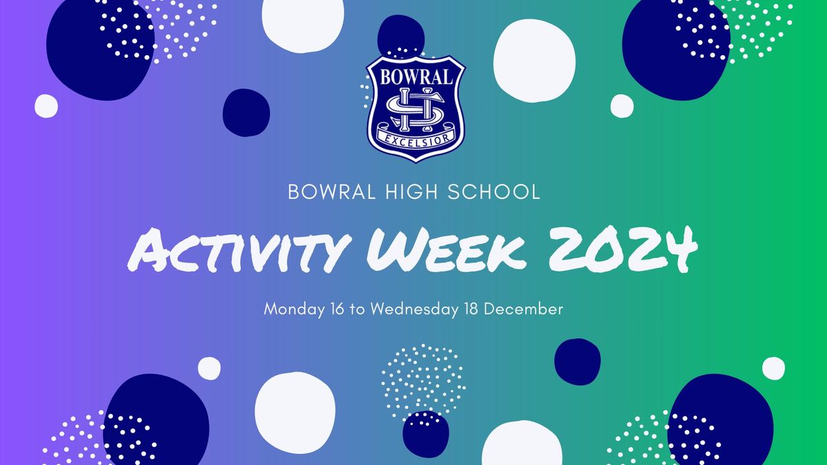 Activity Week 2024