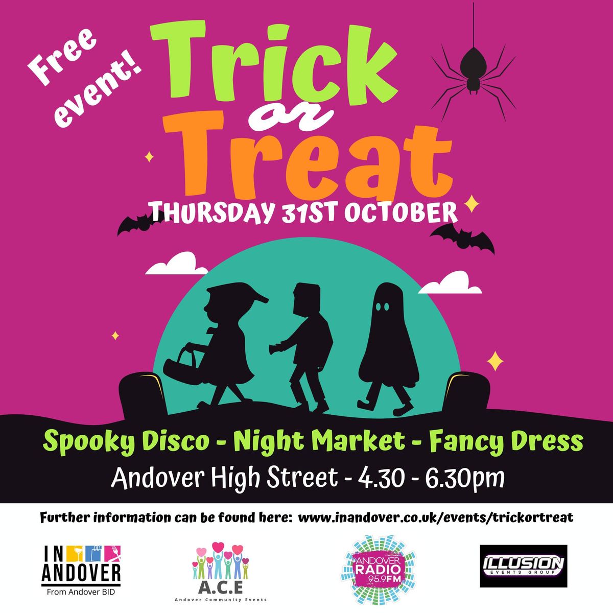 Andover Town Centre Trick or Treat Party 2024