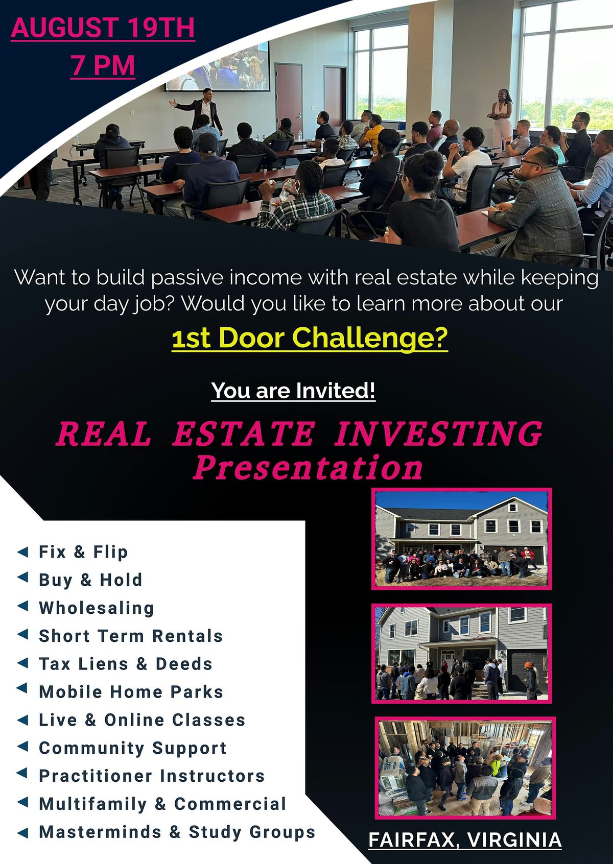 1st Door Challenge: Start Earning with Real Estate Now! In Person Event