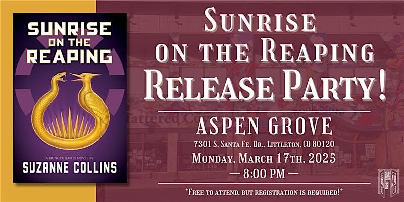 Sunrise on the Reaping Release Party Live at Aspen Grove