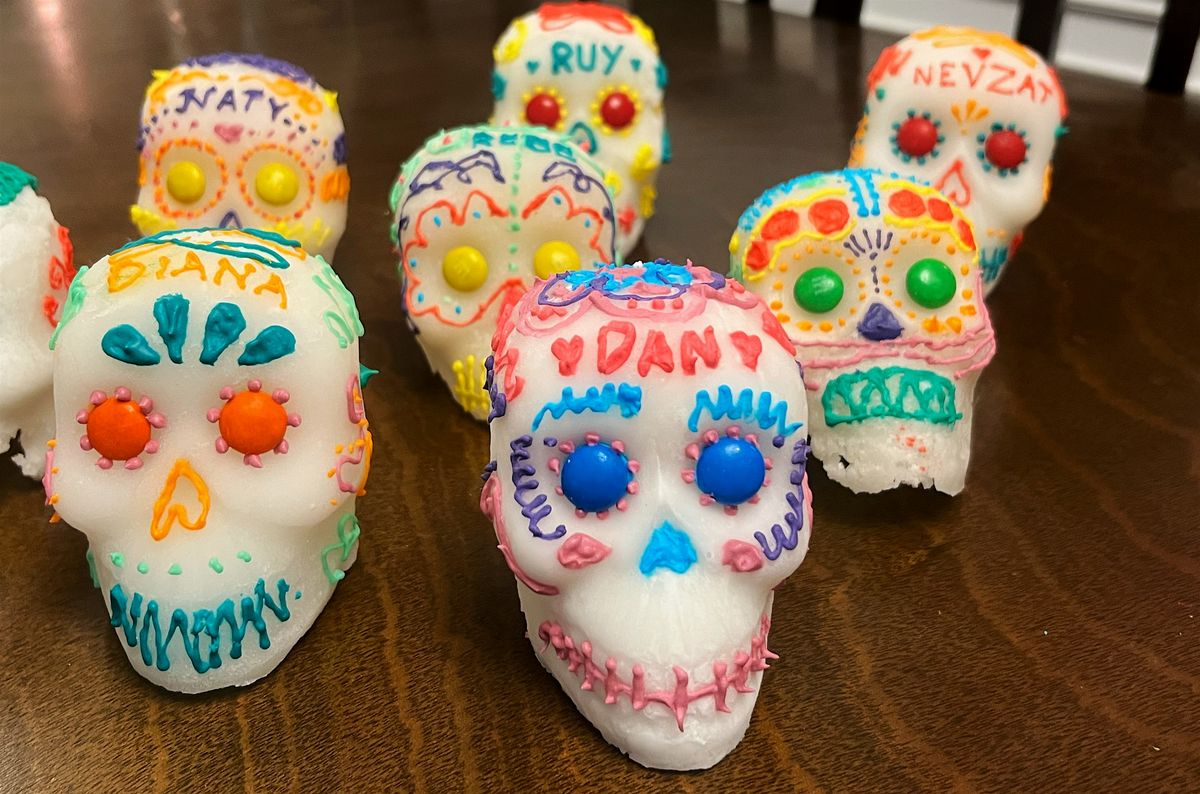 Traditional Sugar Skulls Decorating