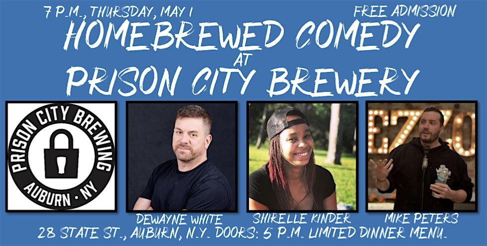 Homebrewed Comedy at Pr*son City Brewery