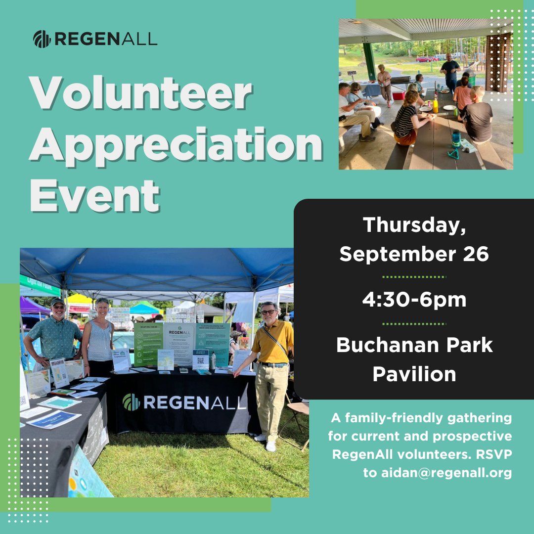 RegenAll Volunteer Appreciation Event 