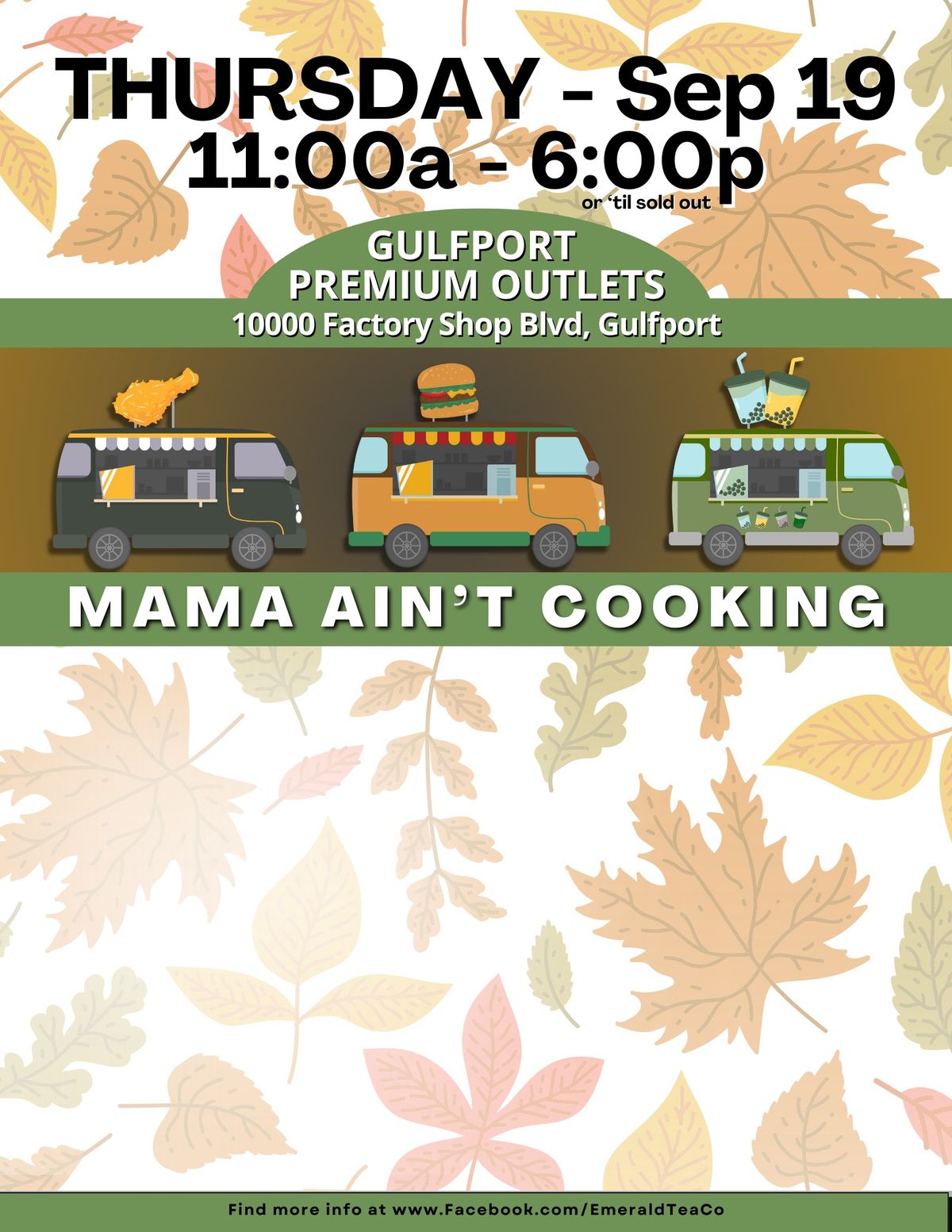 Mama Ain\u2019t Cooking 