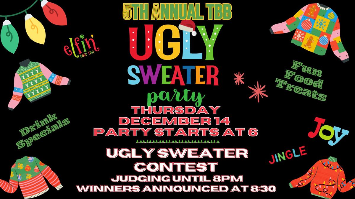 5th Annual Ugly Christmas Sweater Party at the bier boutique