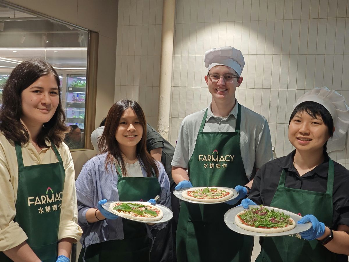 Farm-to-Table Pizza Making & Vertical Farm Tour \u300c\u7a2e\u5b50\u76f4\u9001\u9910\u684c\u300d\u624b\u5de5\u8584\u9905\u88fd\u4f5c \u8207 \u667a\u80fd\u6c34\u8015\u8fb2\u5834\u5c0e\u89bd