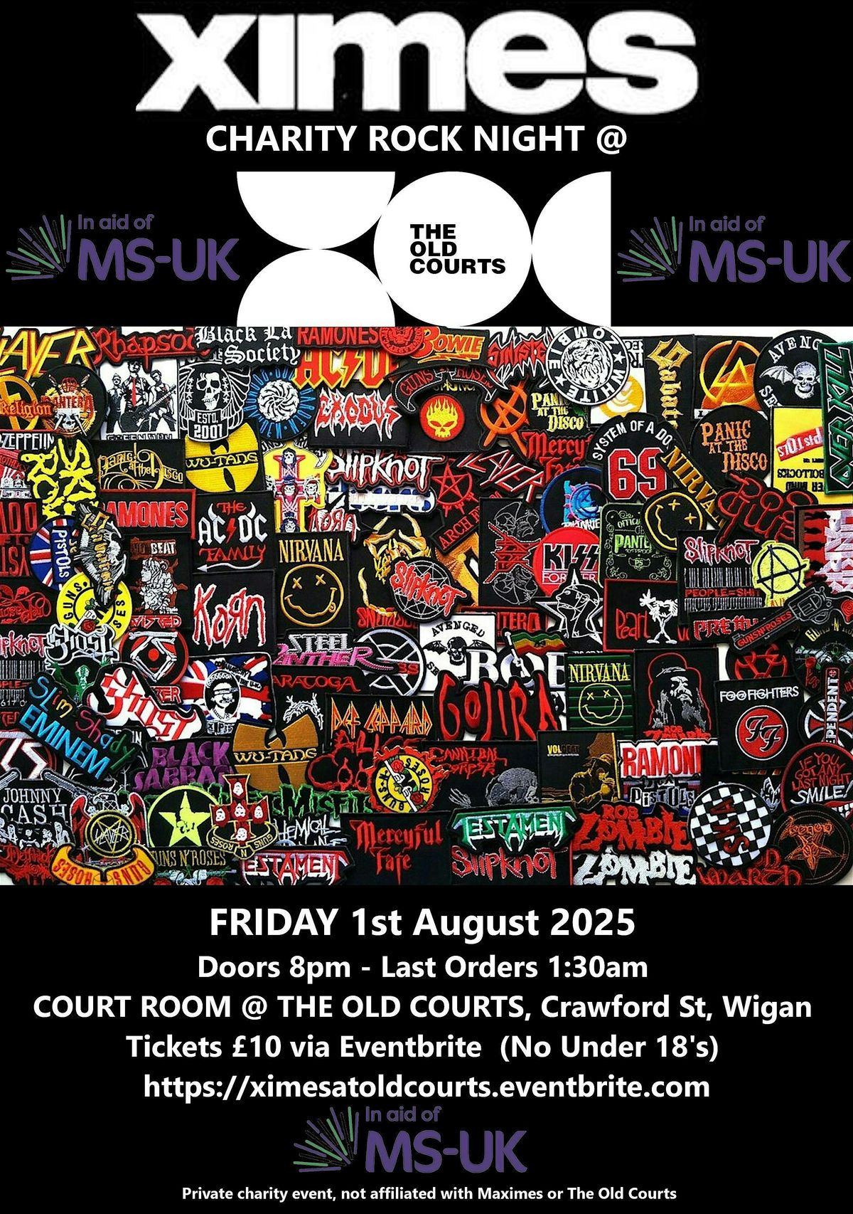 Ximes @ The Old Courts - Charity Rock Night