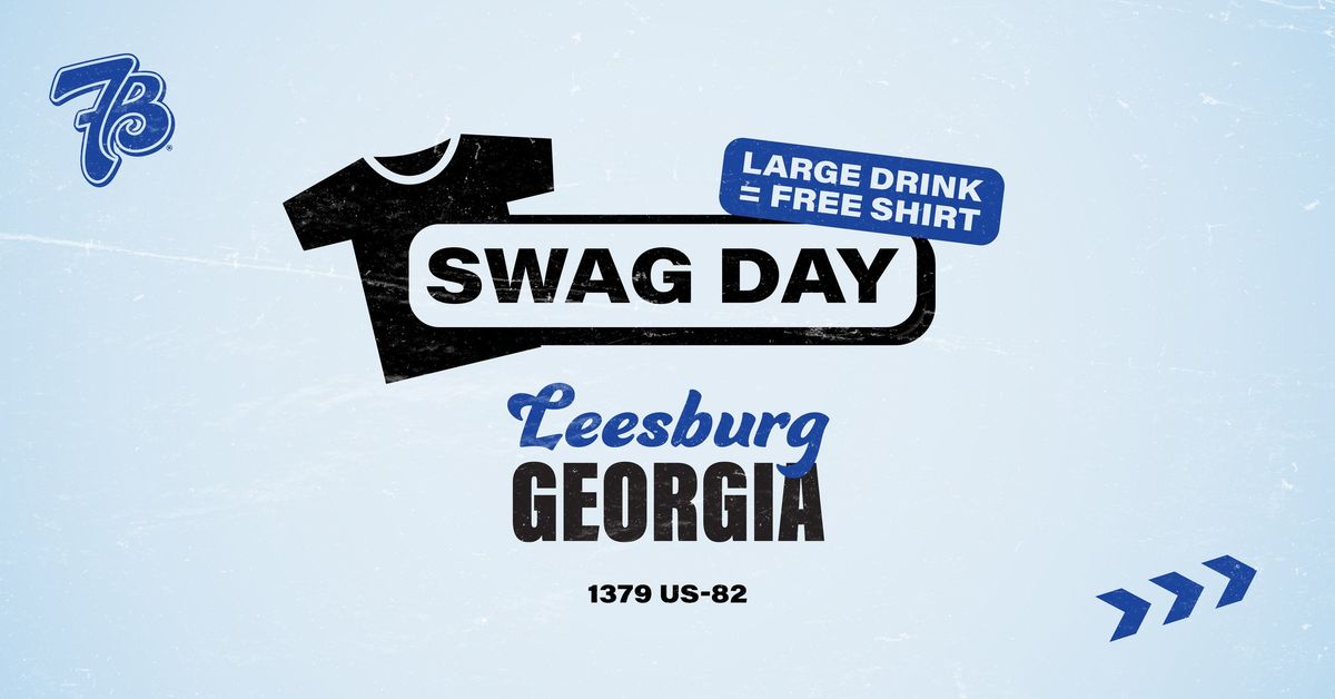 FREE SHIRTS | SWAG DAY | LEESBURG, GA!!