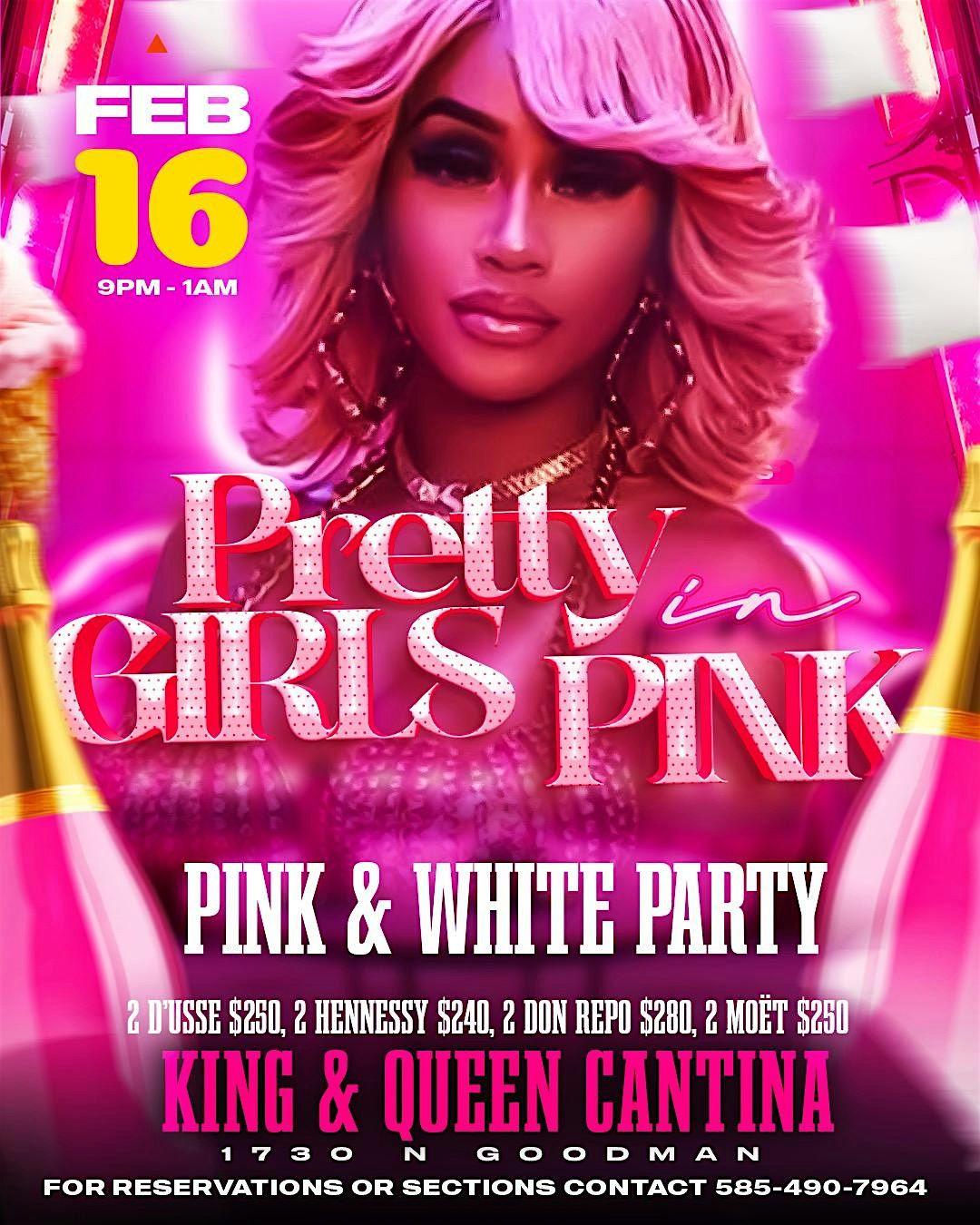 PRETTY GIRLS IN PINK - PINK & WHITE PARTY