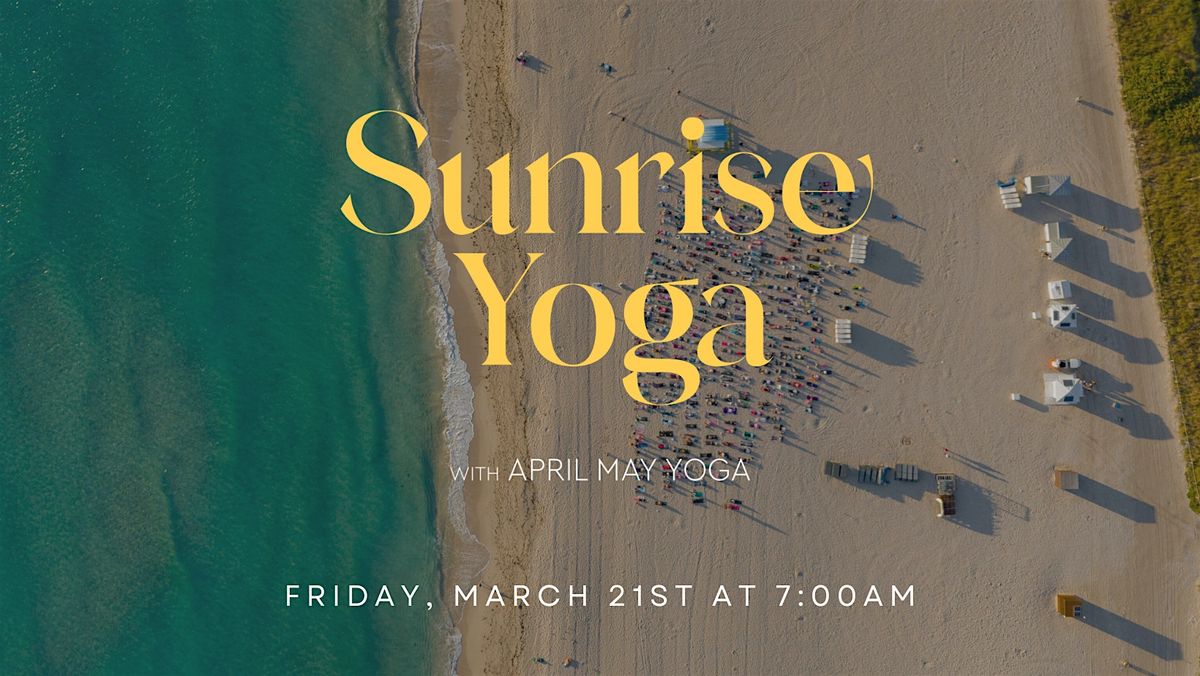 Sunrise Beach Yoga 3\/21\/25