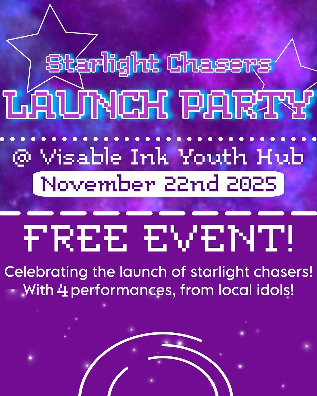STARLIGHT CHASERS LAUNCH PARTY!