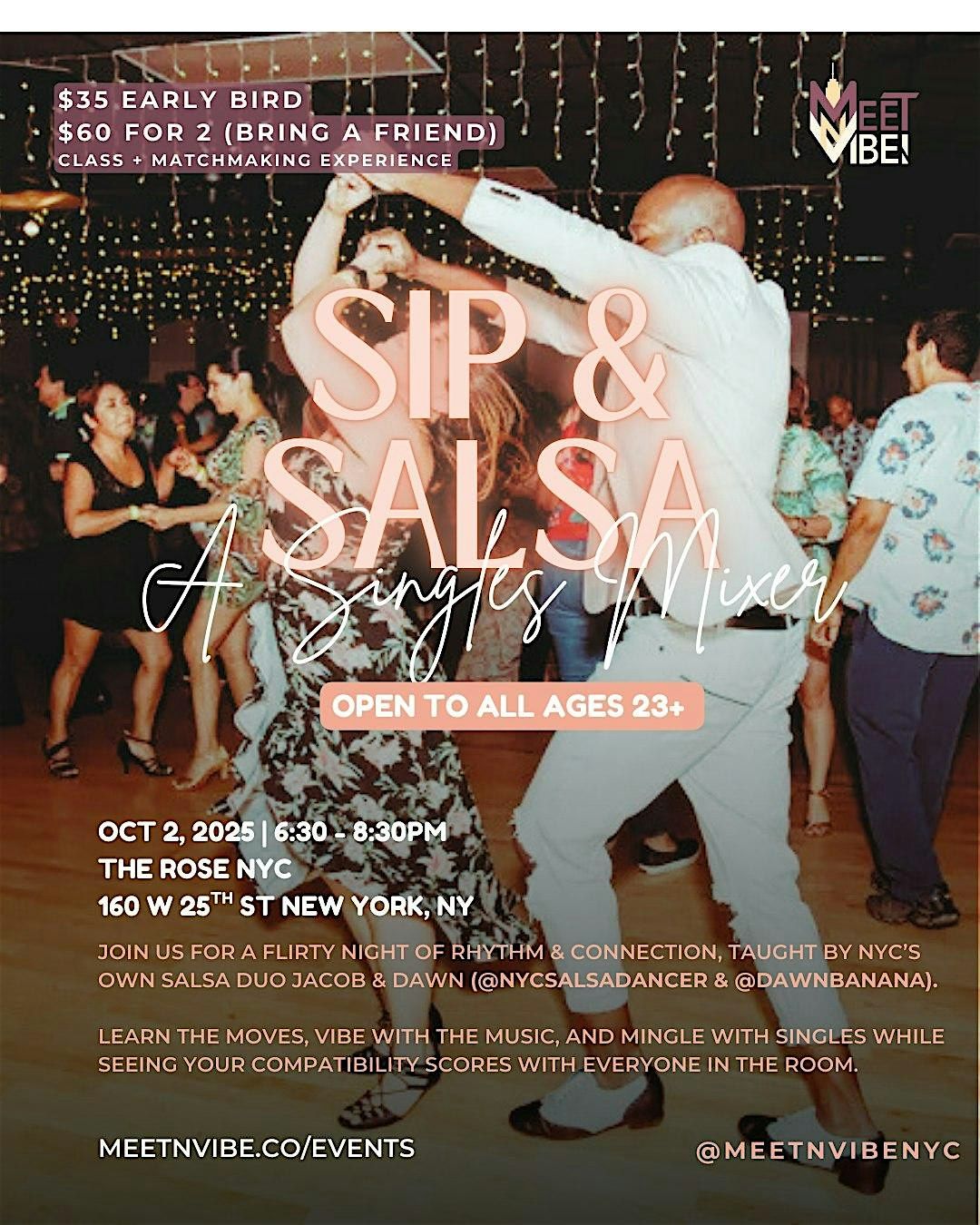 Sip & Salsa: Single Mixers Event