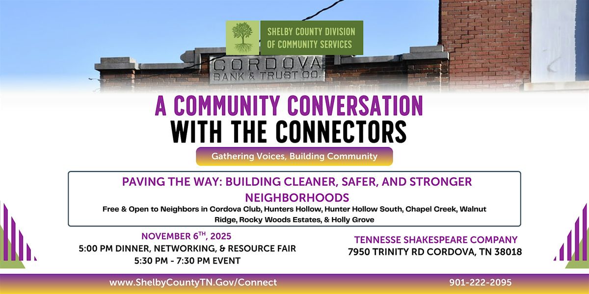 A Community Conversation with The Connector Program - Cordova