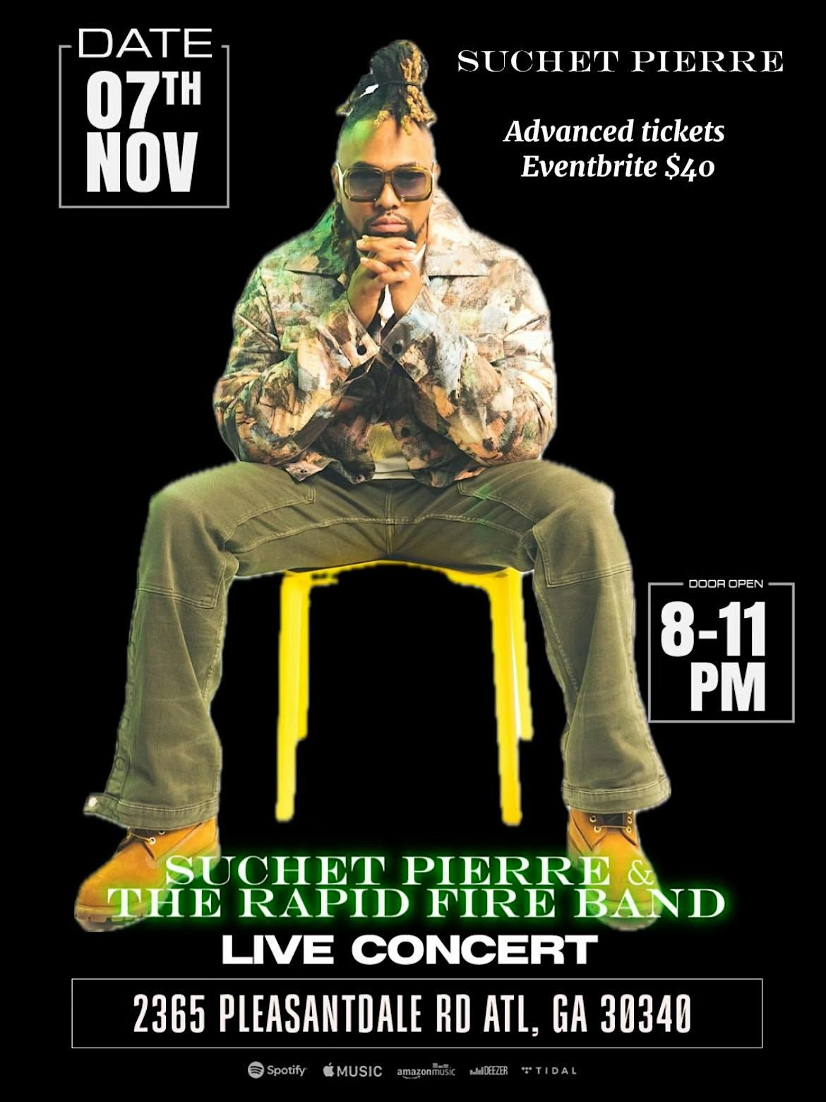 Suchet Pierre & The Rapid Fire Band Concert