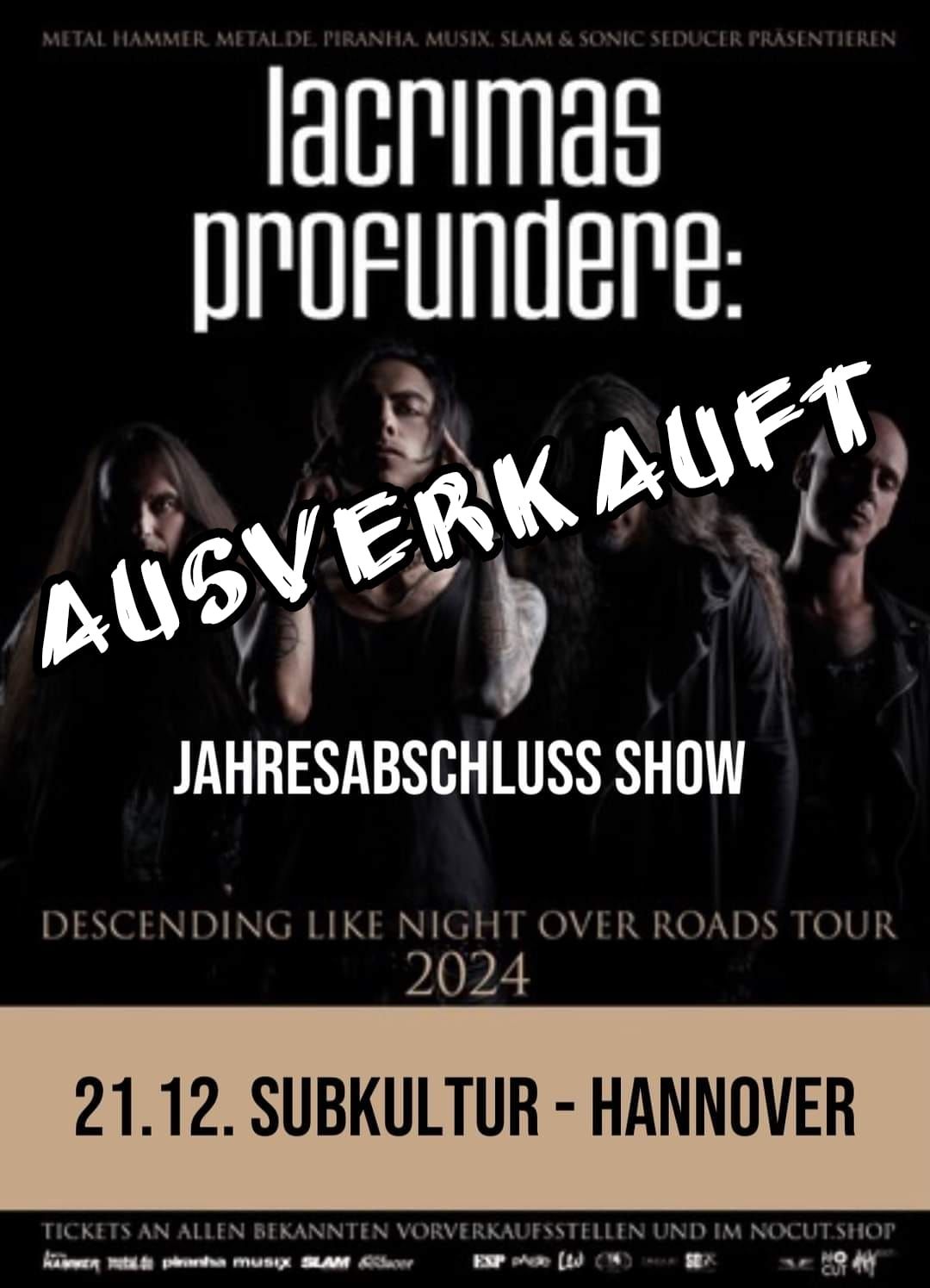 LACRIMAS PROFUNDERE: Jahresabschluss Show Hannover