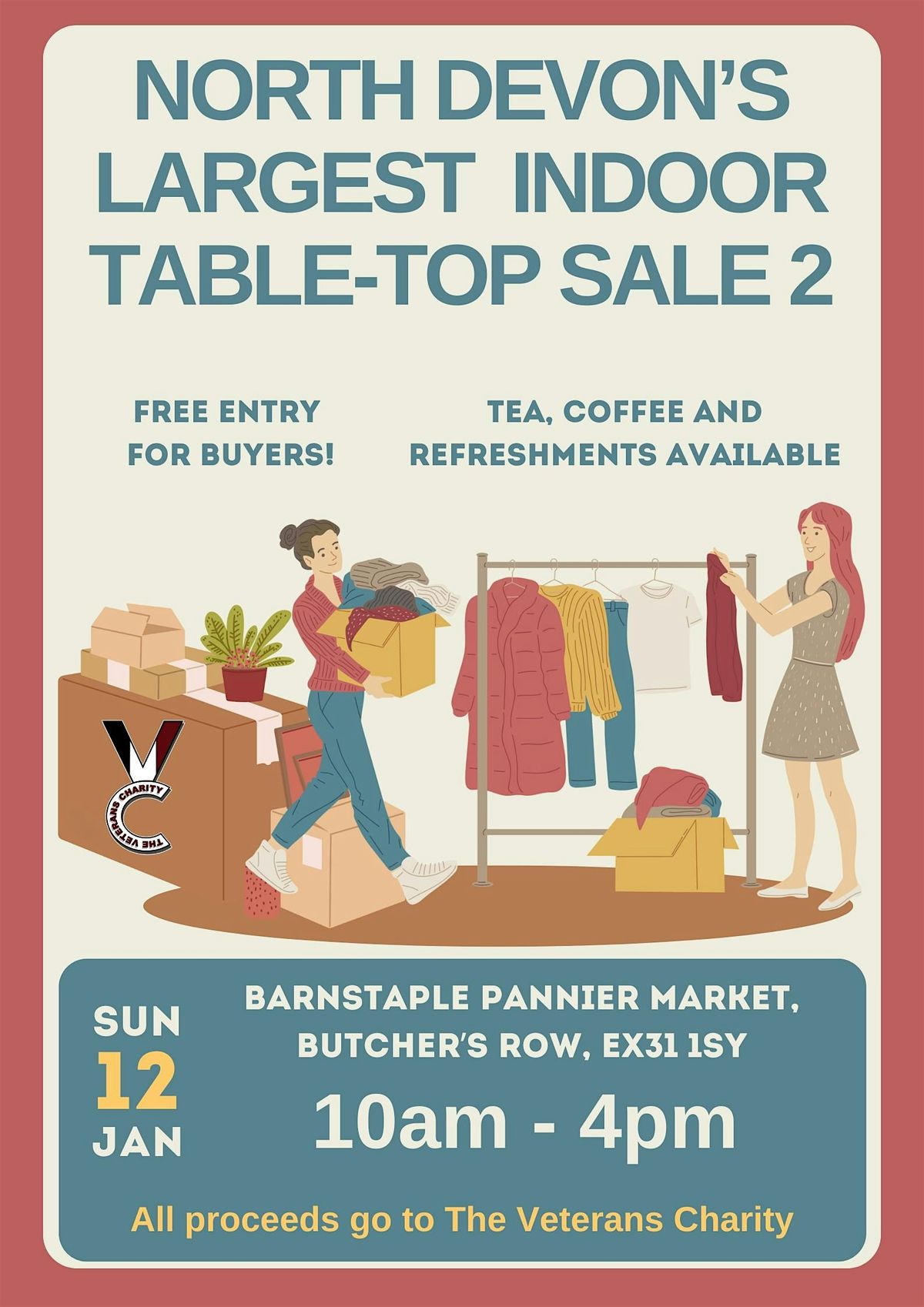 North Devon Indoor Table Top Sale 2