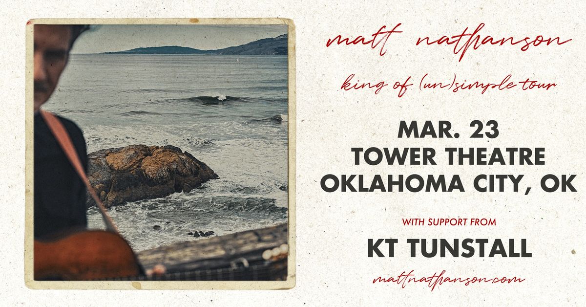 Matt Nathanson w\/ KT Tunstall