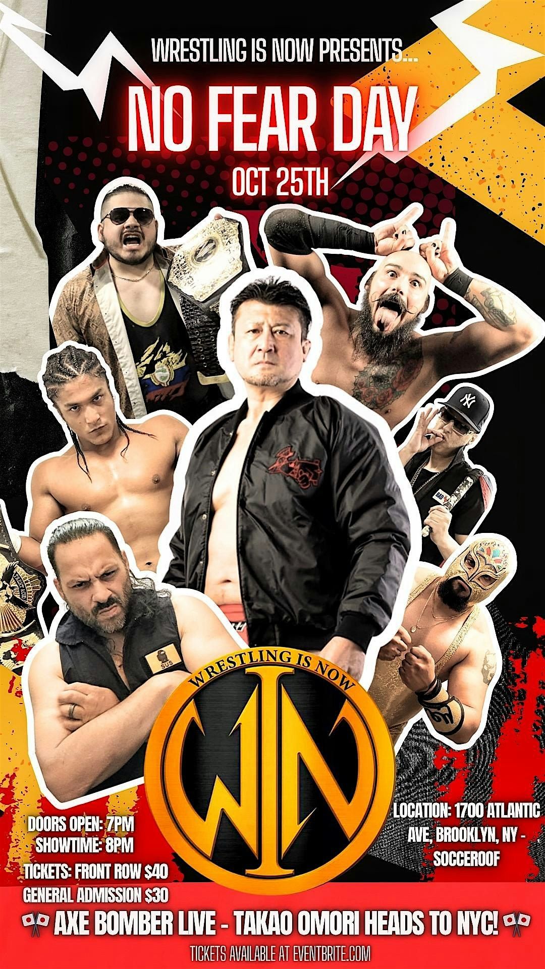 WrestlingIsNow LLC Presents "No Fear Day"