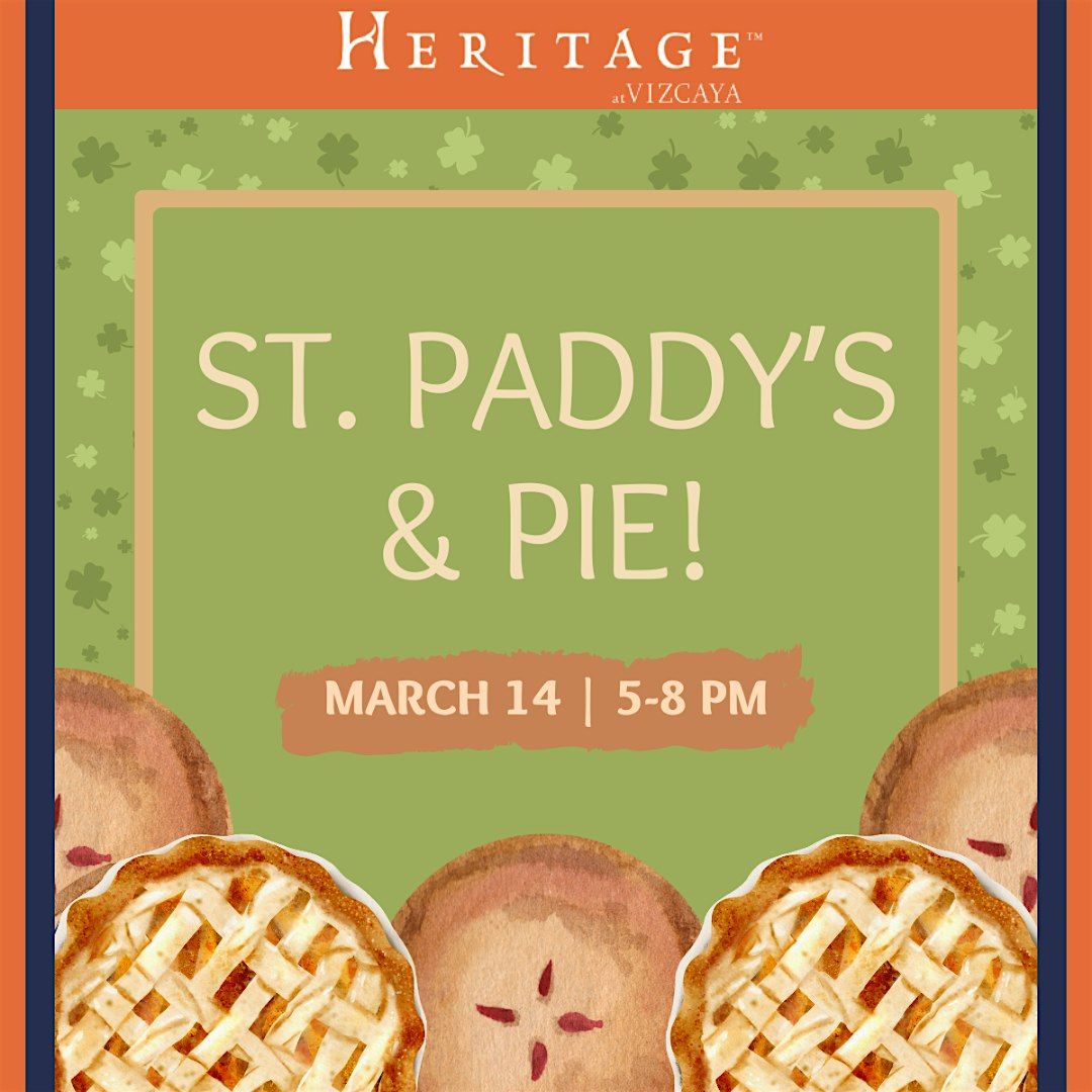 St. Paddy's and Pie Day!