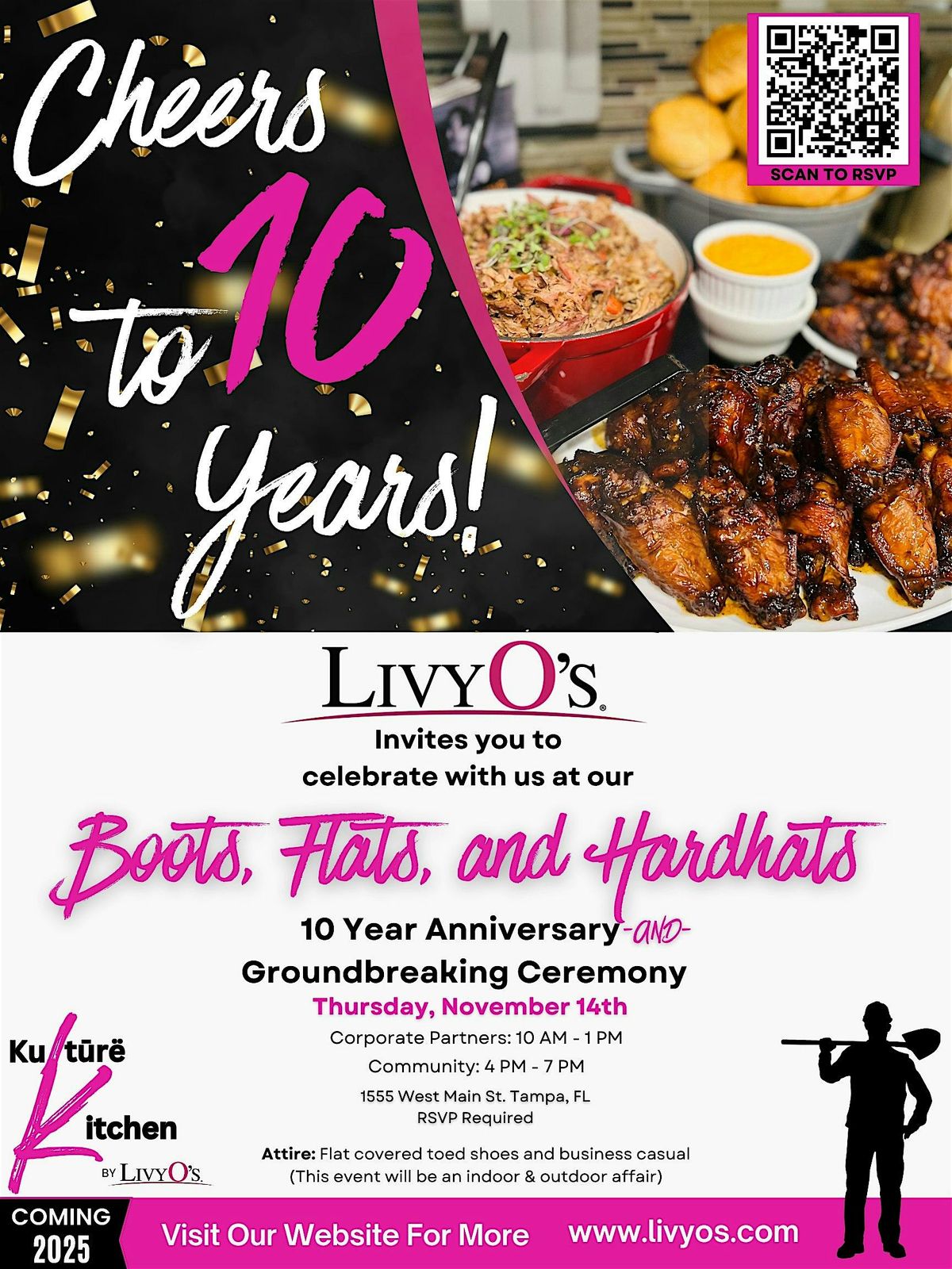 Livy O's 10-year Anniversary & Groundbreaking Ceremony