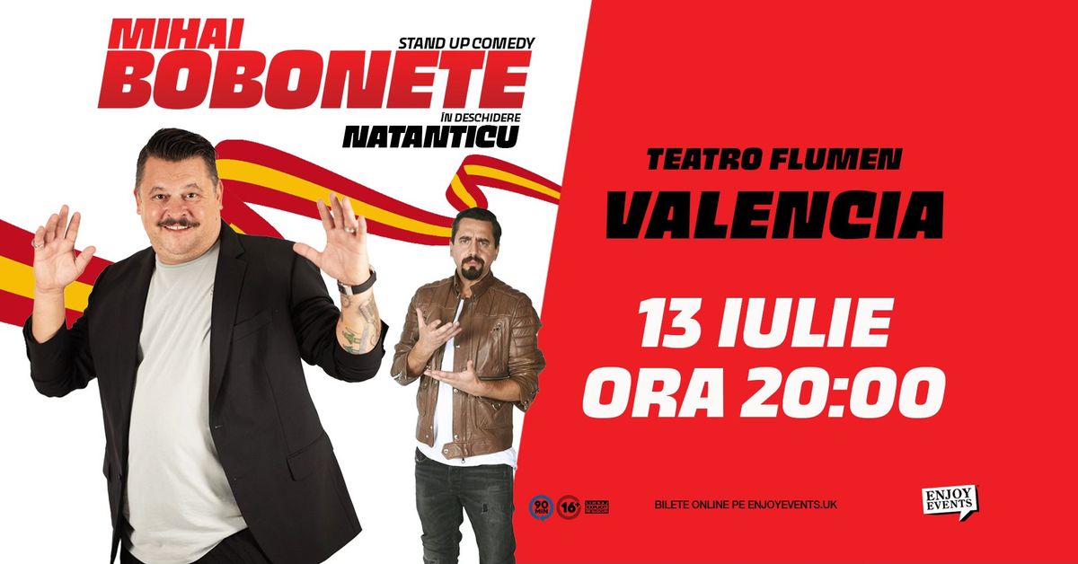 MIHAI BOBONETE | Stand-Up Comedy | Valencia | 13 Iulie