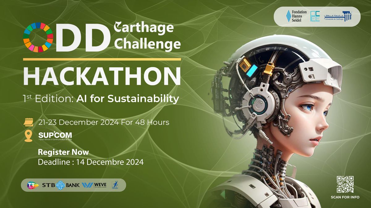 HACKATHON ODD Carthage Challenge,  1st Edition : AI for Sustainability