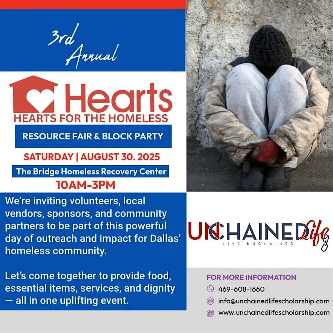 3rd Annual: Hearts For The Homeless Weekend (Volunteers Needed)