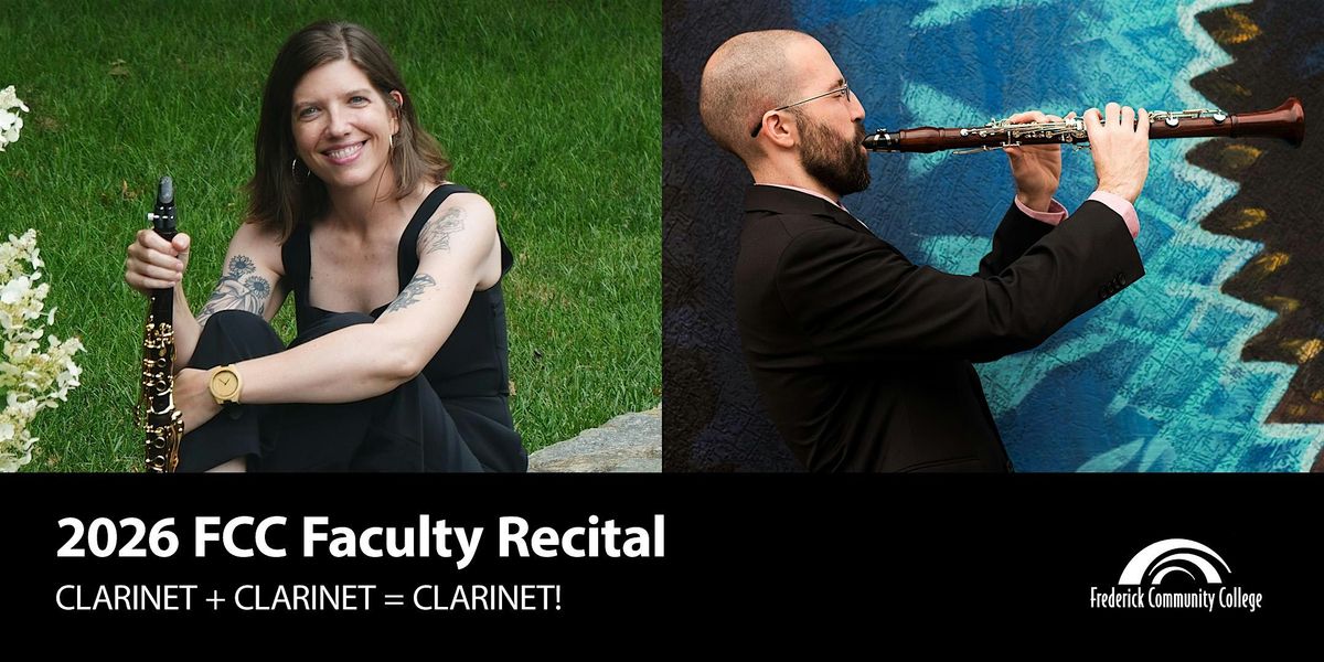 Faculty Recital: Clarinet + Clarinet = Clarinet!