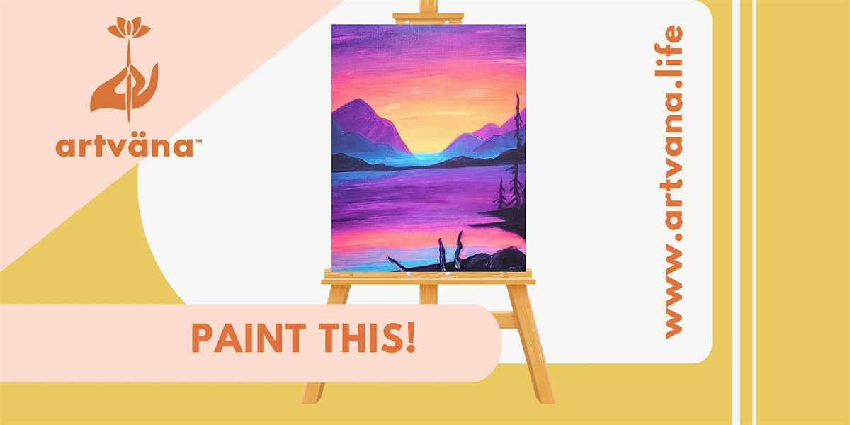 Artvana Paint & Sip at Cup of Swords Tavern Olympia August 2025