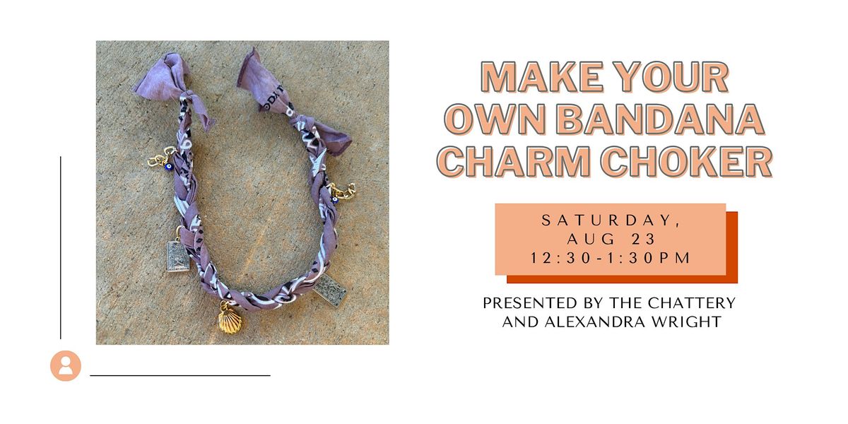 Make Your Own Bandana Charm Choker