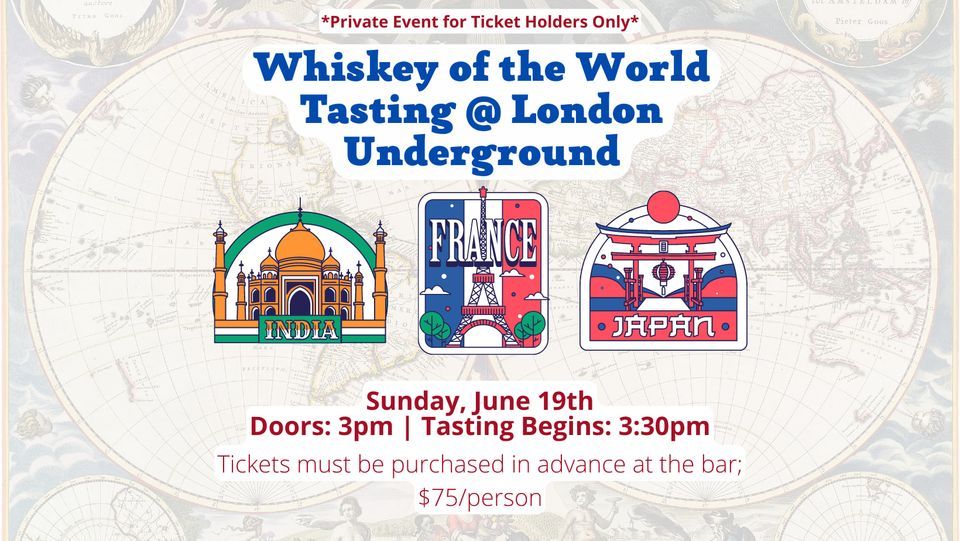 Whiskey of the World Tasting