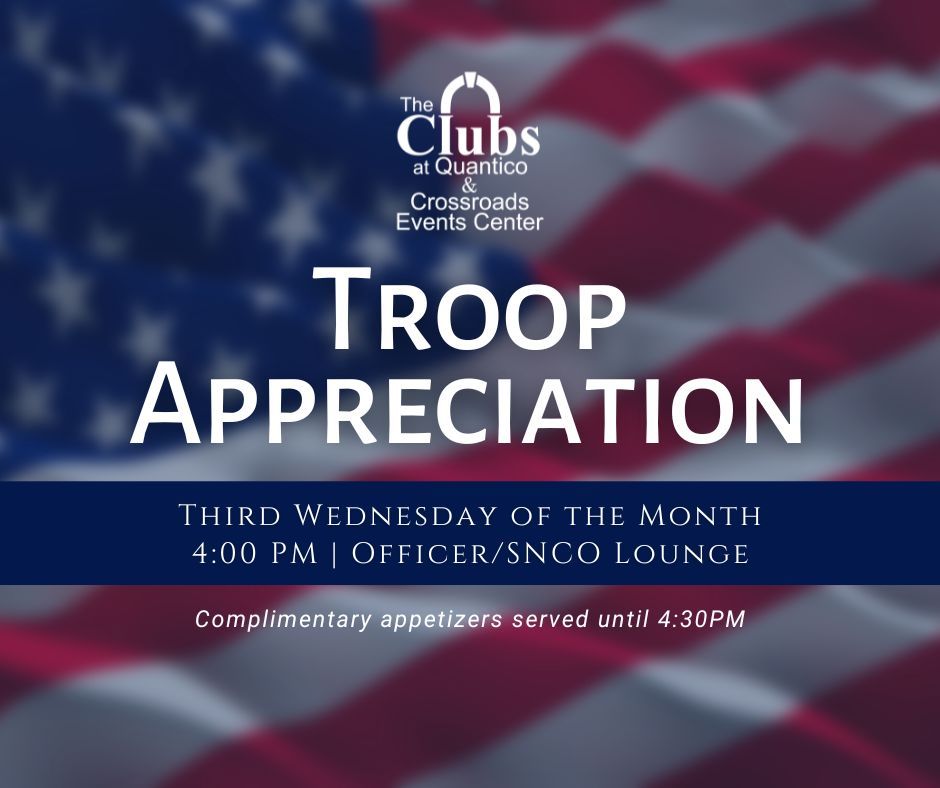 Troop Appreciation Night! 