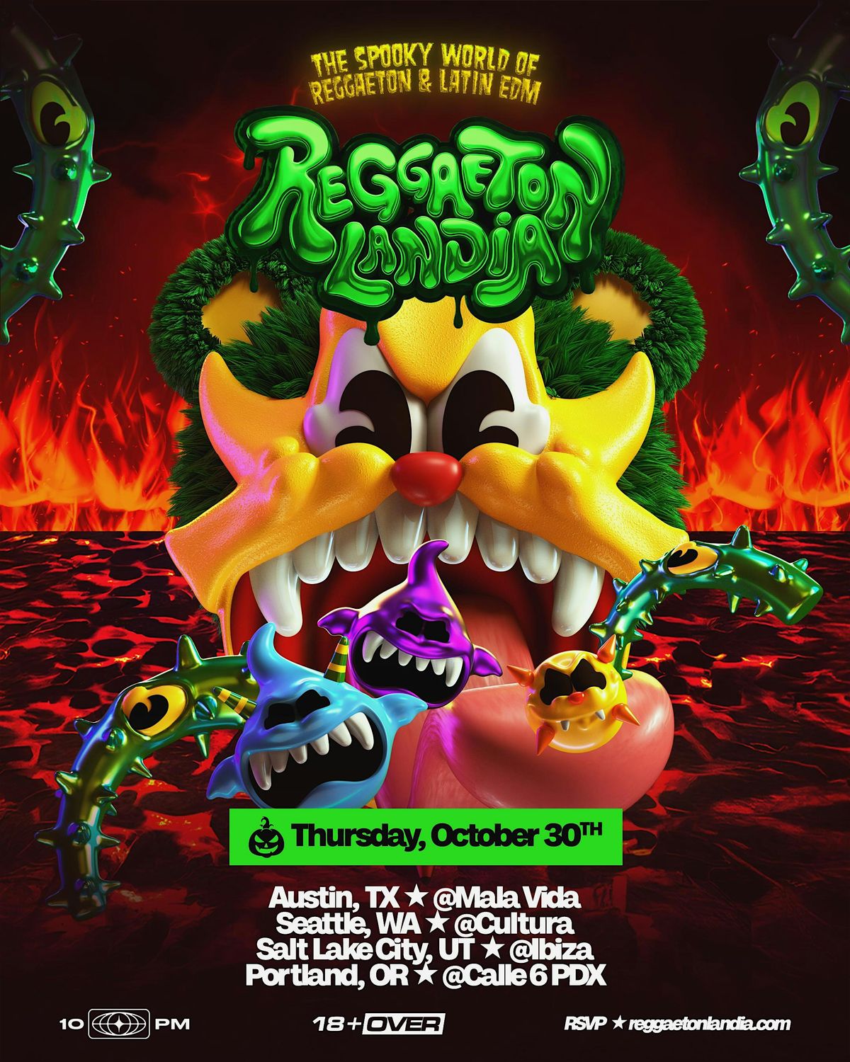 Reggaetonlandia Halloween Takeover San Francisco (21+)