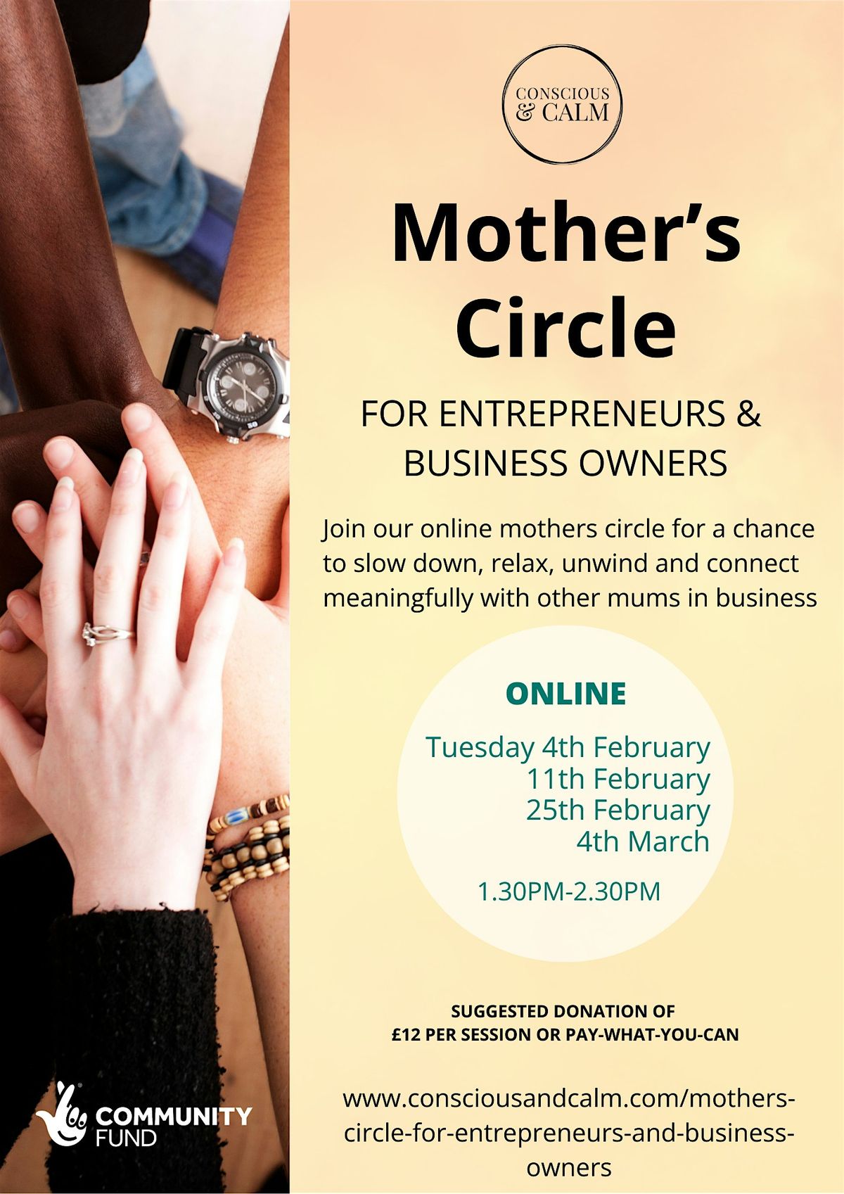 Mother's Circle for Entrepreneurs and Business Owners (4 weeks)