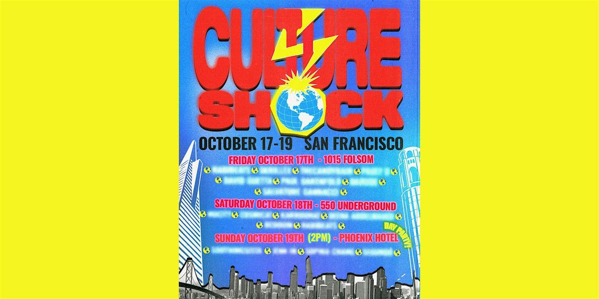 DJ Habibeats: CULTURE SHOCK (SF TAKEOVER) - WEEKEND PASS