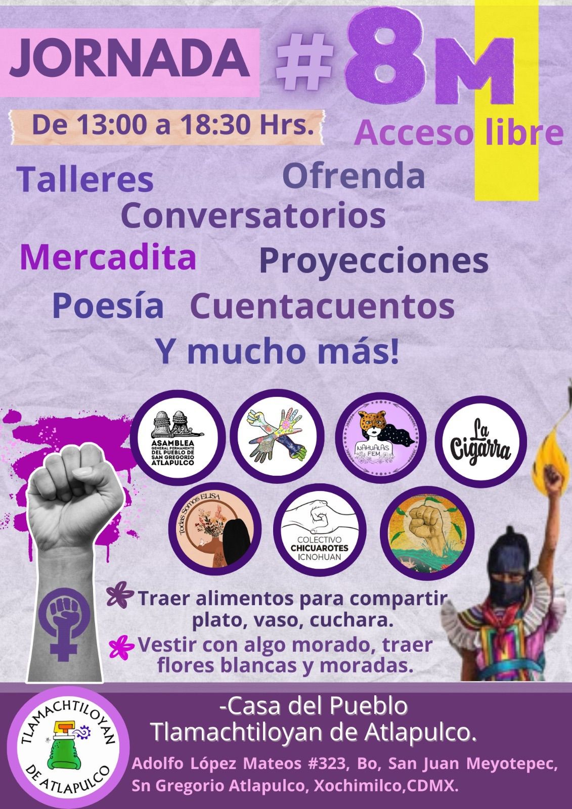 Jornada 8M - D\u00eda Internacional de la Mujer