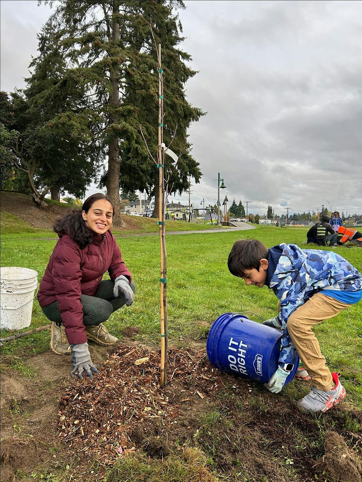Tree Planting at Wiggums Hollow Park