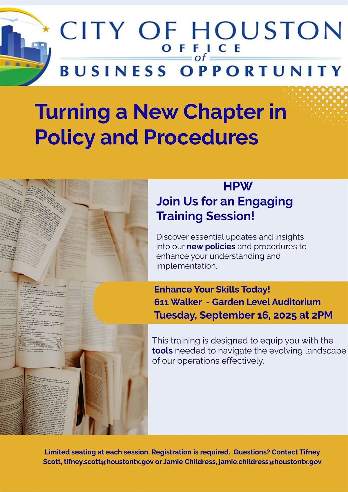 Turning a New Chapter in Policy & Procedures