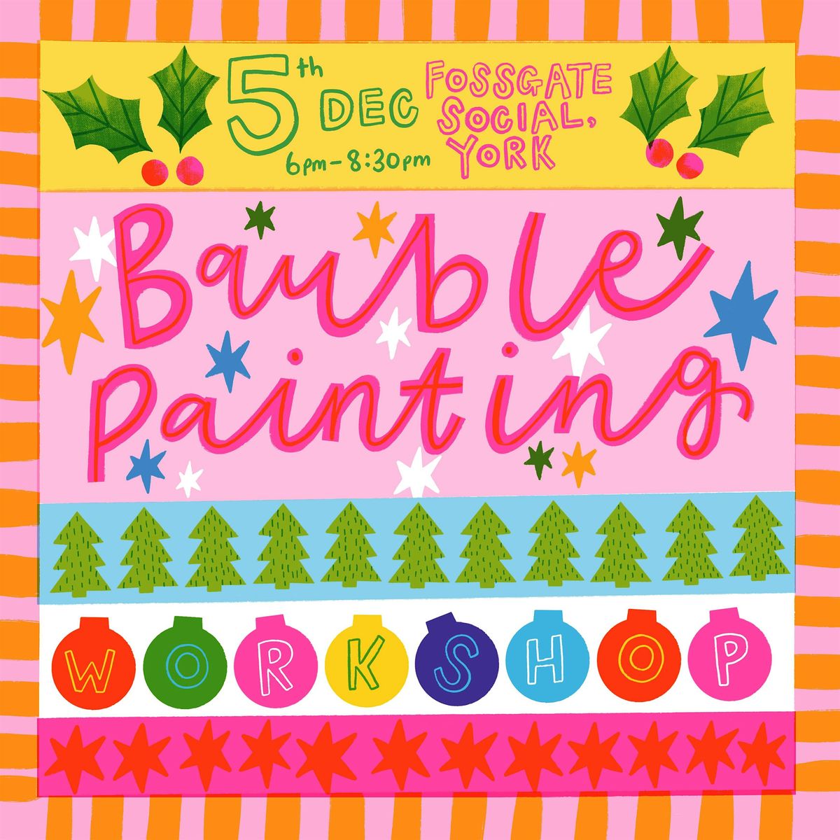 Christmas Bauble Painting Workshop