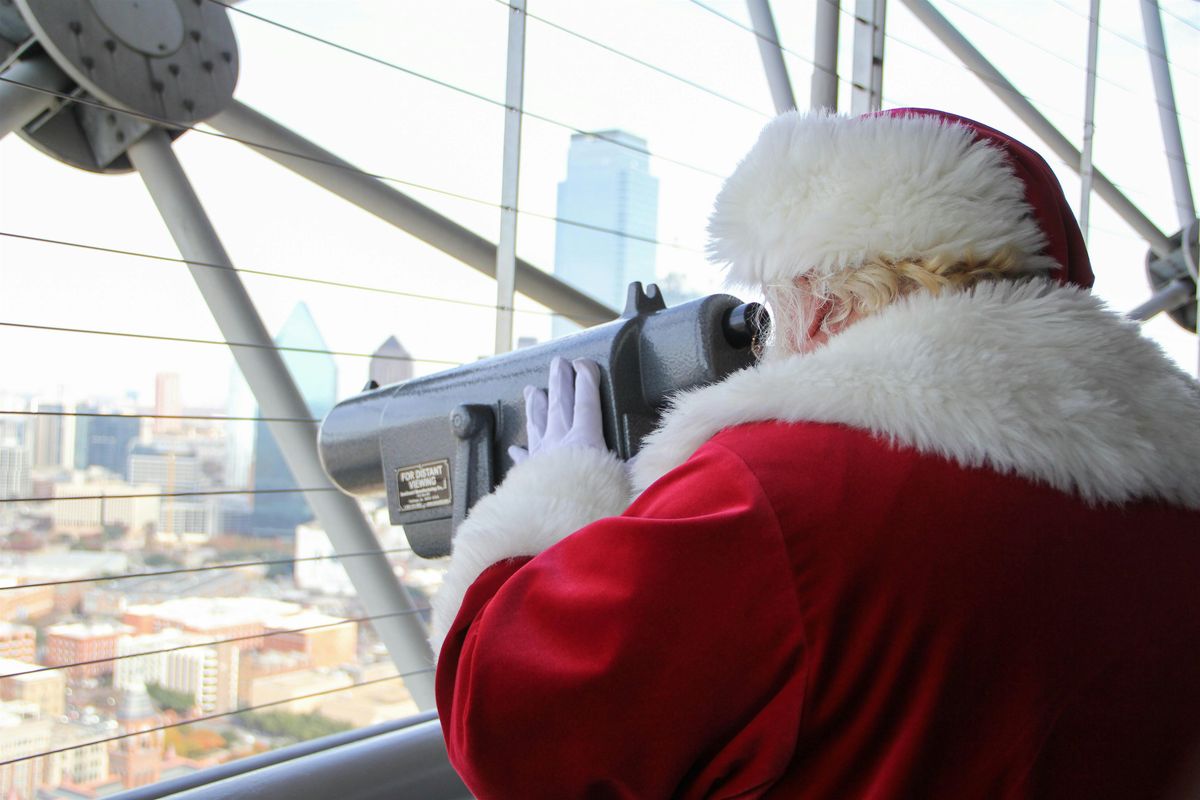 Santa Claus at Reunion Tower