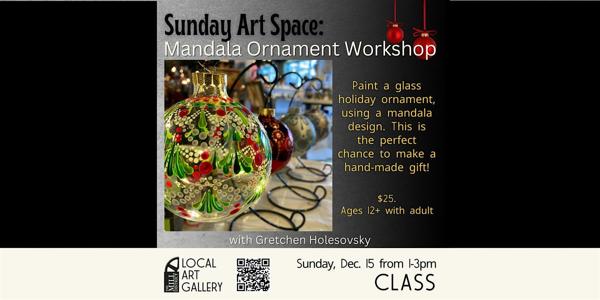 Mandala Ornament Workshop with Gretchen Holesovsky