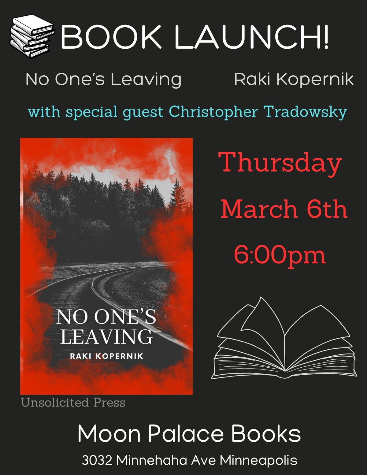 Book Launch: No One's Leaving with Raki Kopernik