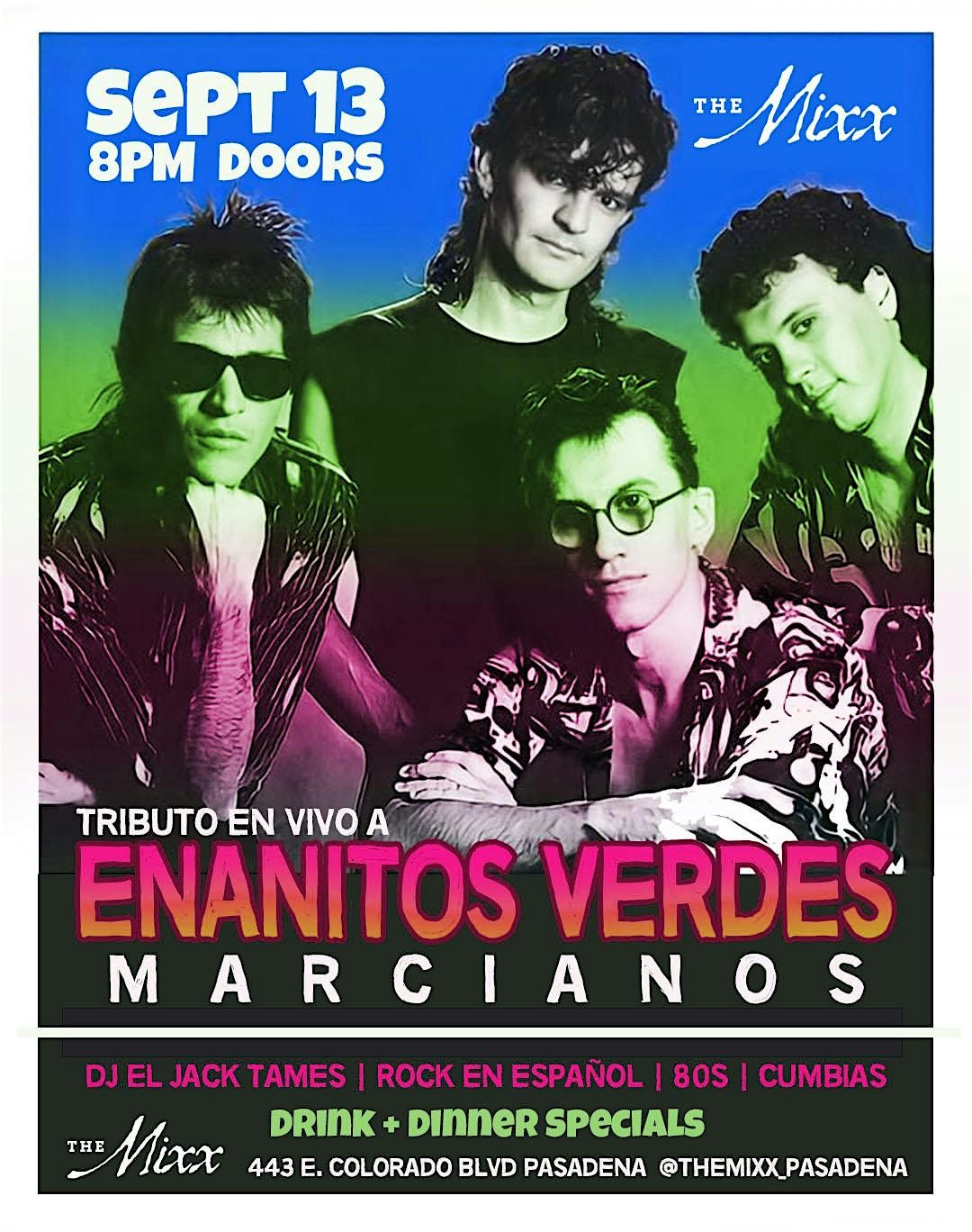 Tributo a ENANITOS VERDES en VIVO con Marcianos